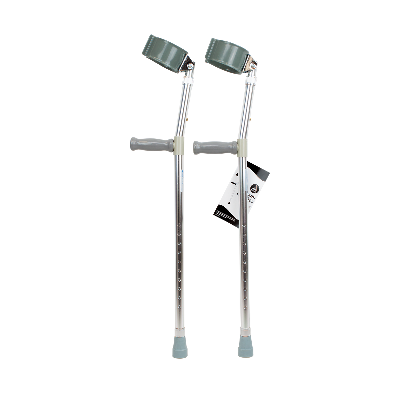 Dynarex Forearm Crutches Pair - Youth, 4'2" - 5'2" 6bx/case (6 Pairs)
