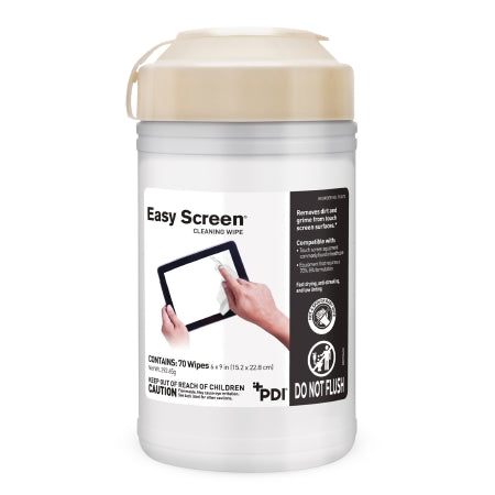 Easy Screen Easy Screen Surface Cleaner Premoistened Alcohol Based Manual Pull Wipe 70 Count Canister Alcohol Scent NonSterile
WIPE, CLEANSING EASY SCREEN 6"X9" (70/CAN 12CAN/CS)