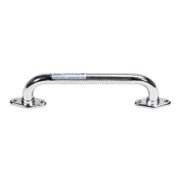 Dynarex Rotating Flange Knurled Grab Bar, Silver, 3boxes/case (3 Count)