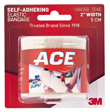 3M™ ACE™ Elastic Bandage 3M™ ACE™ 3 Inch Width Self-Adherent Closure Tan NonSterile Standard Compression
BANDAGE, ELAS ACE 2" SELF-ADH (3/BX 24BX/CS)