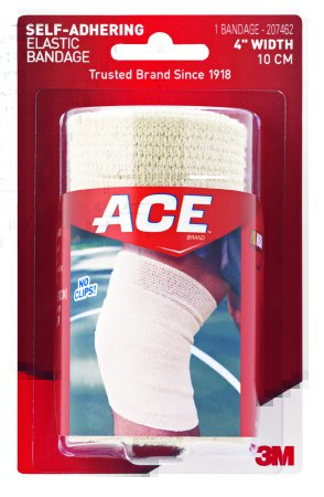 3M™ ACE™ Elastic Bandage 3M™ ACE™ 4 Inch Width Self-Adherent Closure Tan NonSterile Standard Compression