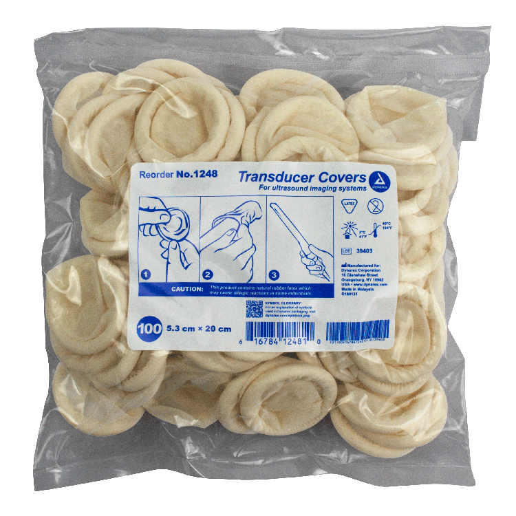 Dynarex Transducer Covers - 100ea/bx, 20bxs/case (2000 Count)