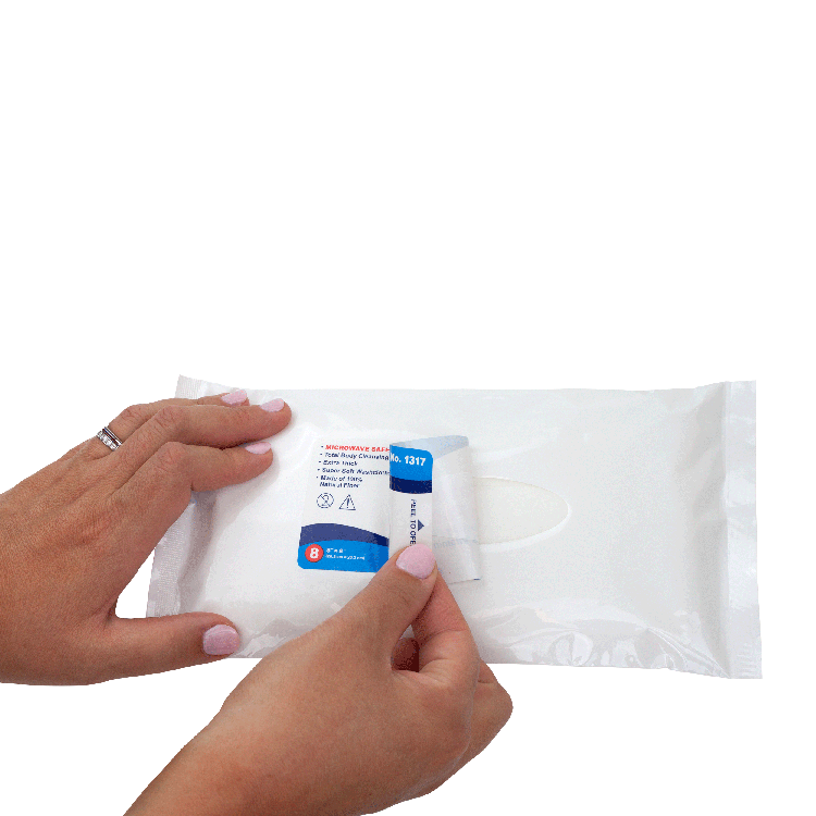 DynaCare EZ Care Patient Bath Packs, 8" x 8", 24pks/case (192 Count)