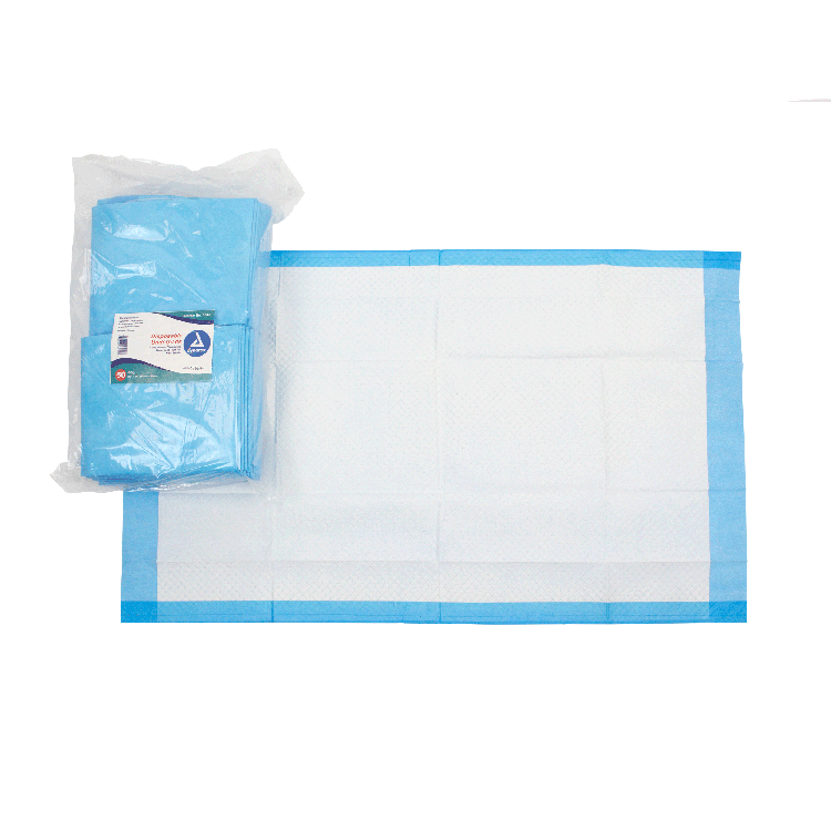 Dynarex Disposable Underpads, 23" x 36" (45 g), 50ea/bag, 3bags/case (150 Count)