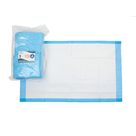 Dynarex Disposable Underpads, 23" x 36" (45 g), 50ea/bag, 3bags/case (150 Count)