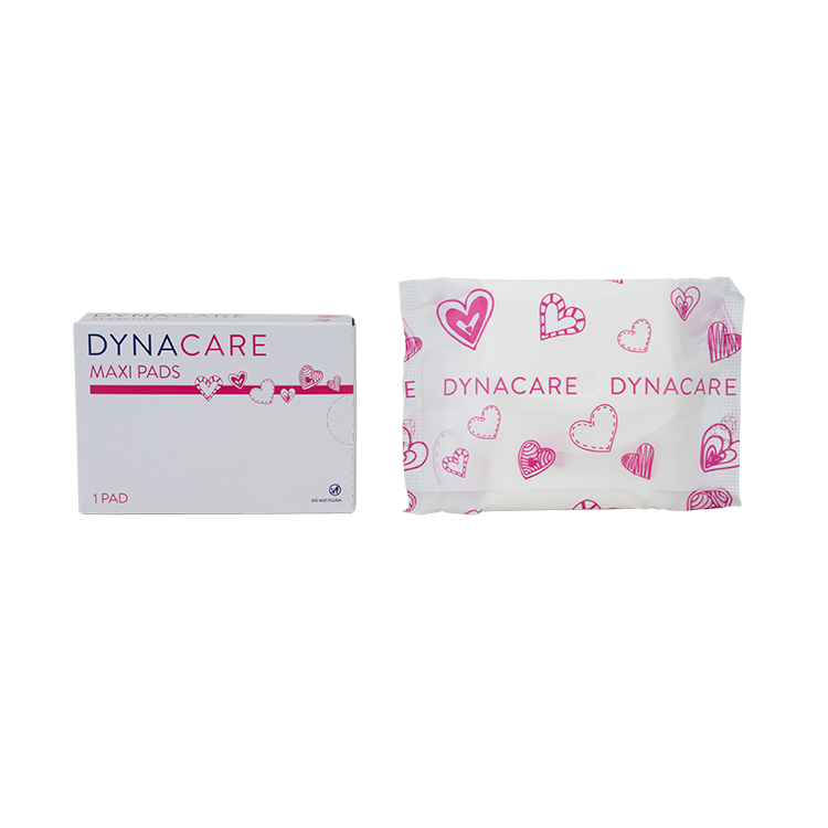 Dynacare Maxi Pads, #4 box, 250/case (250 Count)