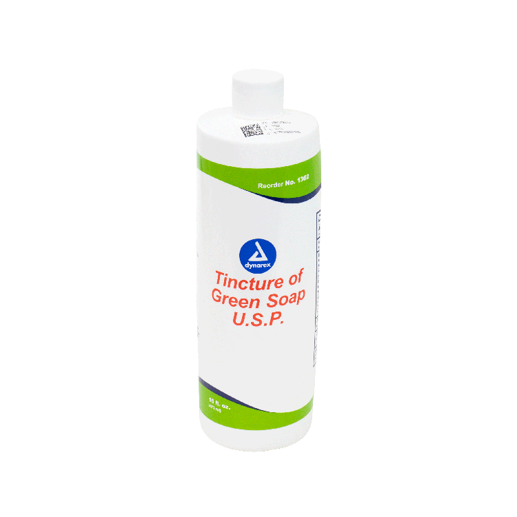 Dynarex Green Soap, 16 oz. Bottle, 12bot/case (12 Count)