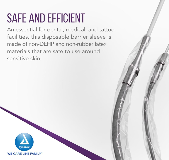 Dynarex Plastic Cord Covers, 24" x 2" - 250ea/bx, 12bxs/case (3000 Count)