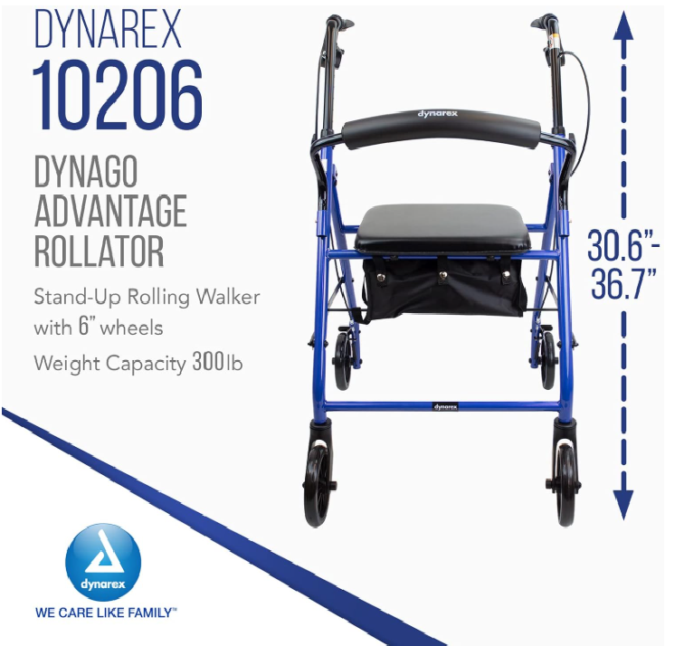 Dynarex DynaGo Advantage Rollator