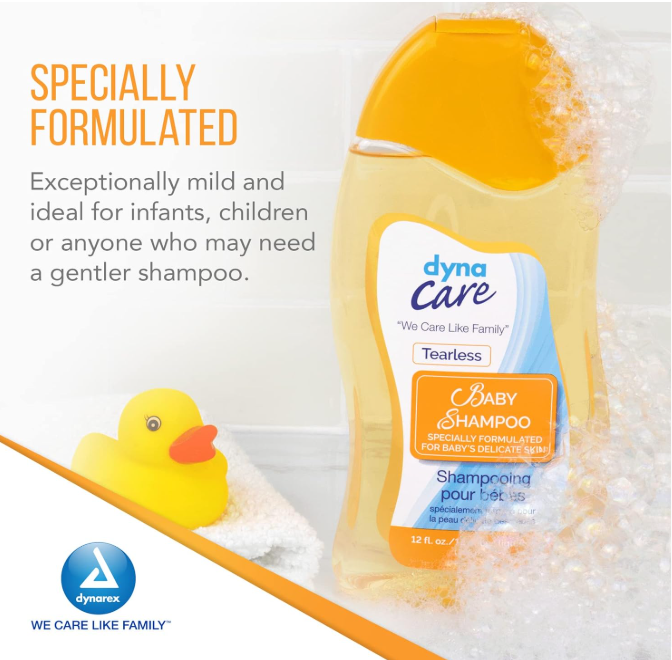 DynaCare Baby Shampoo, 12 oz. 12bot/case (12 Count)