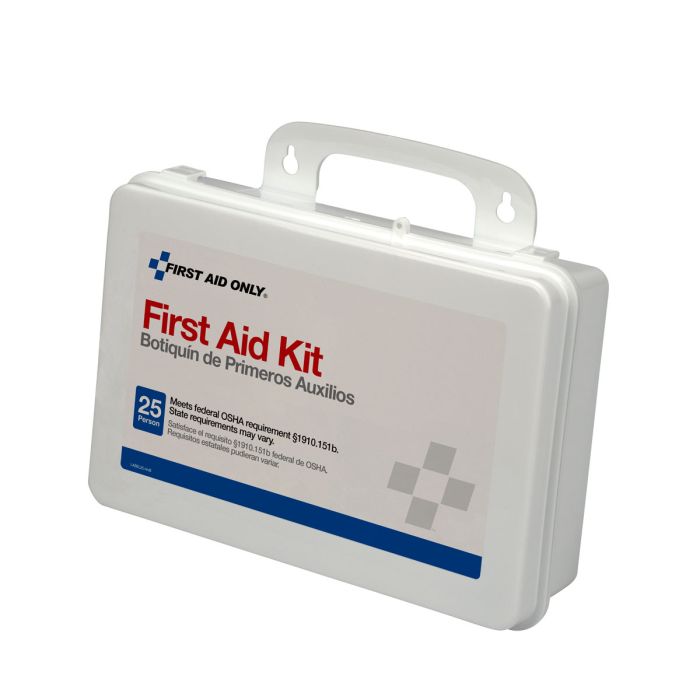 First Aid Only 25 Person OSHA First Aid Kit, Weatherproof Plastic Case