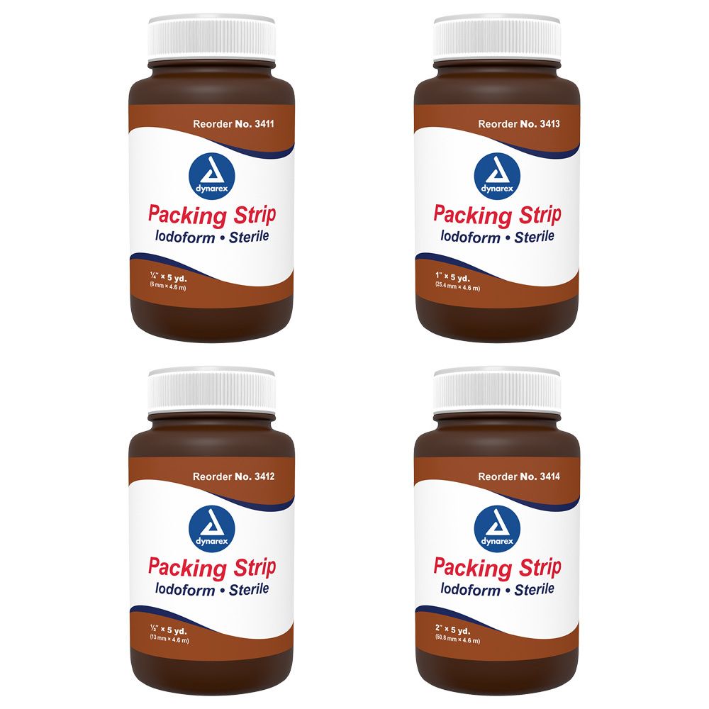 Dynarex Packing Strips Iodoform - Sterile, 12ea/cs (12 Count)