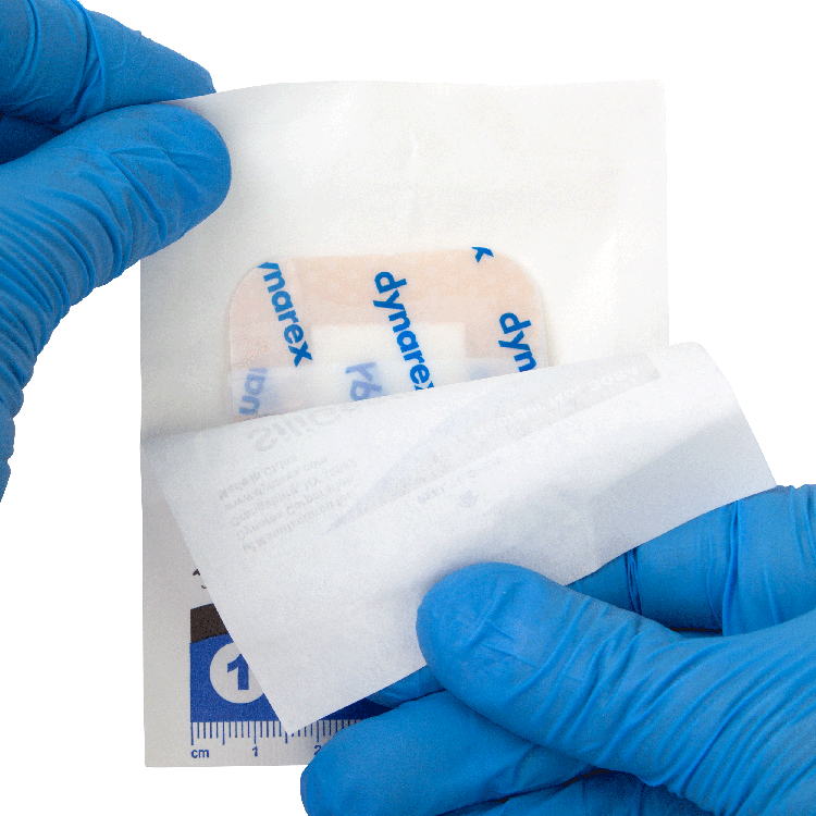 Silver Silicone Bordered Foam Dressing