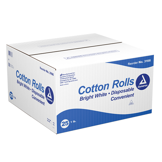 Dynarex Cotton Rolls, 1 lb. - 25ea/case (25 Count)