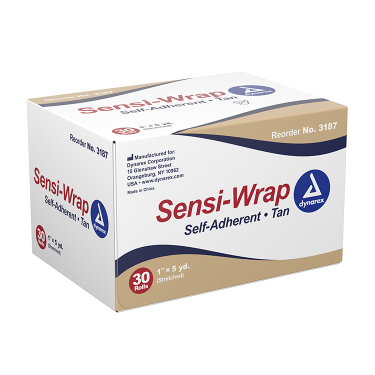 Dynarex Sensi Wrap, Self-Adherent - Latex Free, Tan