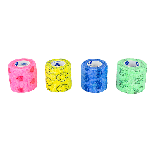 Dynarex Sensi Wrap, Self-Adherent - Latex Free, Assorted – Kids Pack