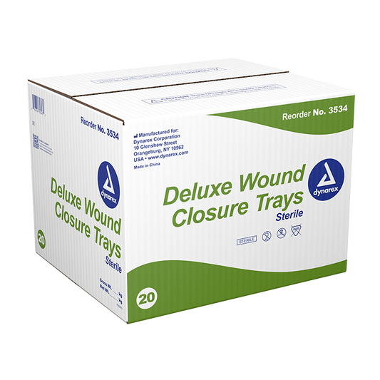 Dynarex Deluxe Wound Closure Trays (20 Count)