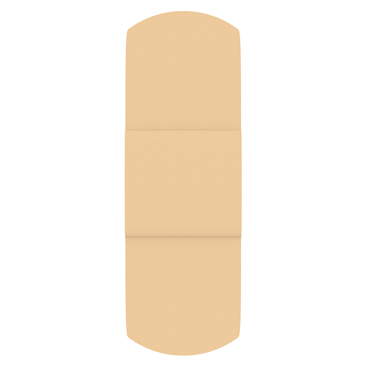 Dynarex Sheer Plastic Adhesive Bandages, Sterile - 100ea/bx, 24bxs/cs (2400 Count)