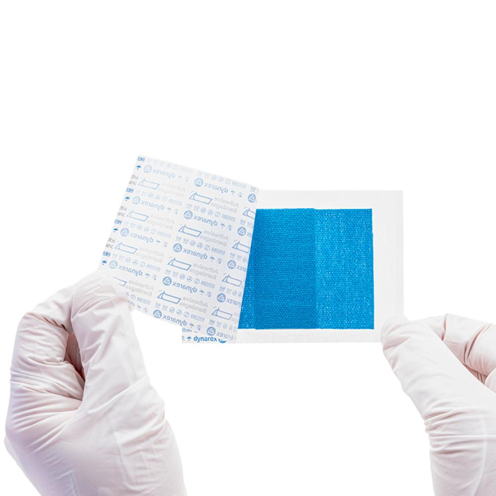 Blue Metal Detectable Woven Bandage