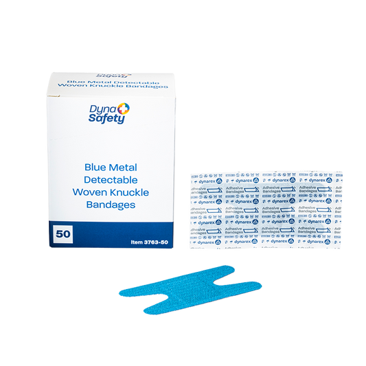 Blue Metal Detectable Woven Bandage