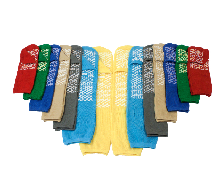 Dynarex Double Sided Slipper Socks - 48pairs/case (48 Count)