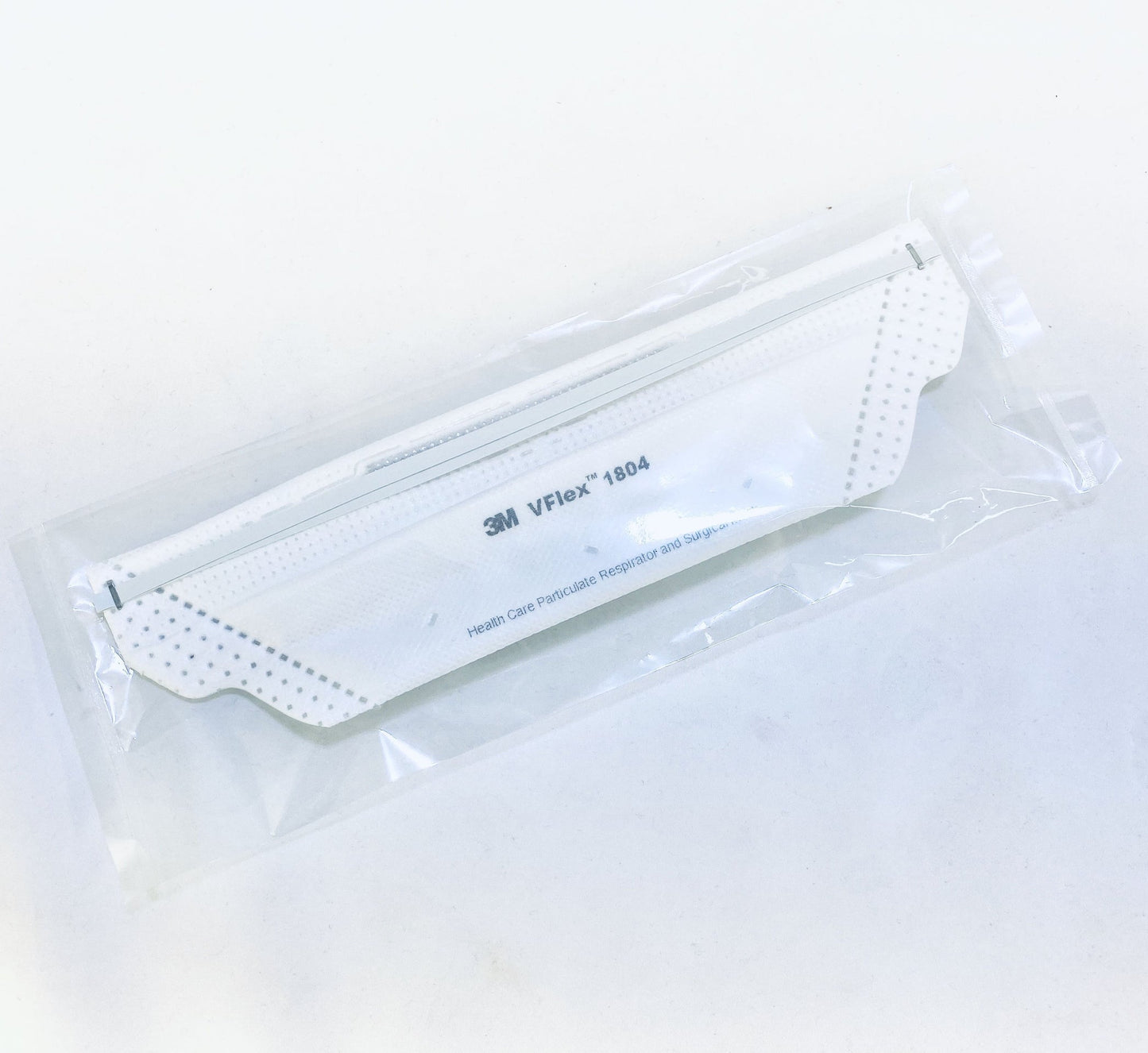 3M 400pcs VFlex 1804 Particulate Respirator N95 Face Mask, Regular Size, Individually wrapped & Flat Fold