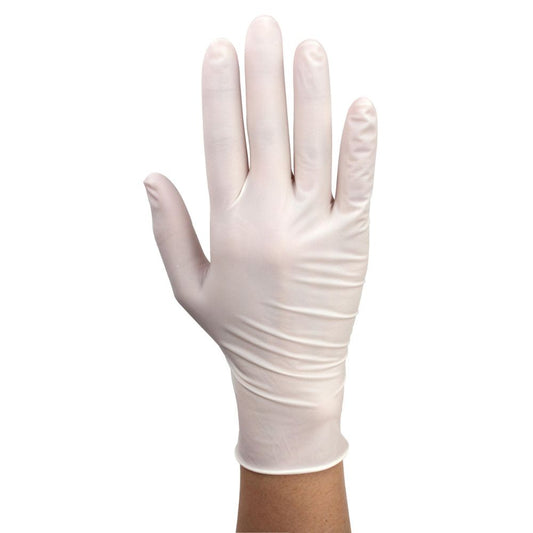 Dynarex Sensi Grip Latex Exam Gloves, Powder-Free - 100ea/bx, 10bxs/cs (1000 Count)