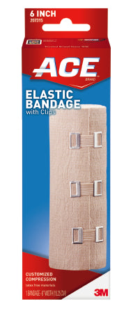 3M™ ACE™ Elastic Bandage 3M™ ACE™ 6 Inch X 5-1/3 Foot Clip Detached Closure Tan NonSterile Standard Compression
BANDAGE, ELAS 6" (36/CS)
