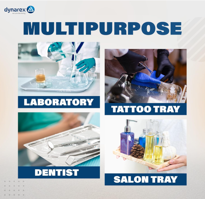 Dynarex Tray Sleeves - 500ea/bx, 6bxs/case (3000 Count)