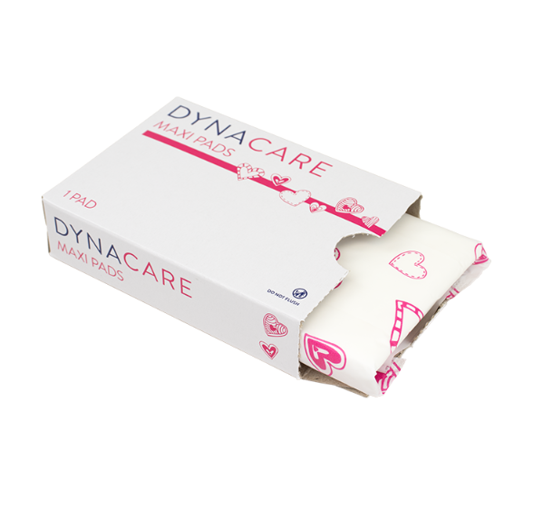 Dynacare Maxi Pads, #4 box, 250/case (250 Count)