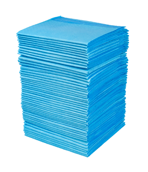 Dynarex Disposable Underpads w/ Polymer, 30" x 36" (90g), 10ea/bag, 10bags/case (100 Count)