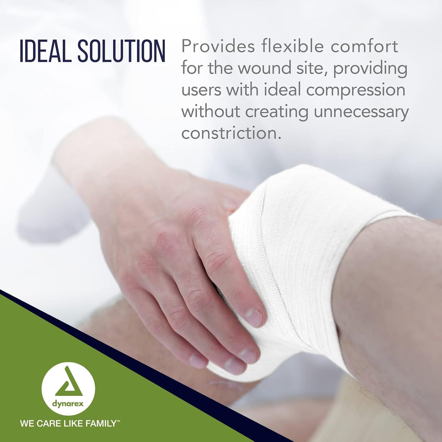 Dynarex Stretch Gauze Bandage Roll, 6"- 6ea/bx, 8bxs/cs (48 Count)