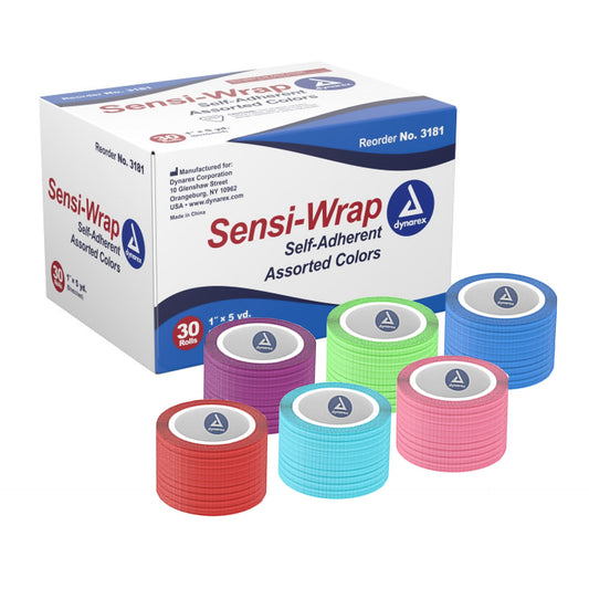Dynarex Sensi Wrap, Self-Adherent, Assorted