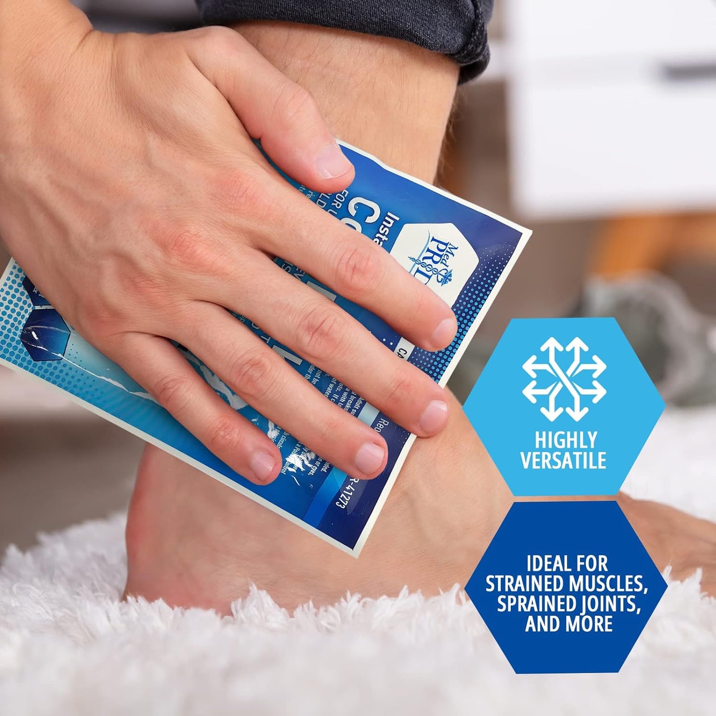 MedPride Instant Cold Pack for Injuries & Pain Relief 5"x6" - 24/cs.
