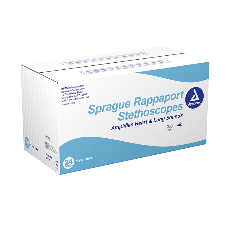 Dynarex Sprague Rappaport Stethoscope - 20ea/cs (20 Count)