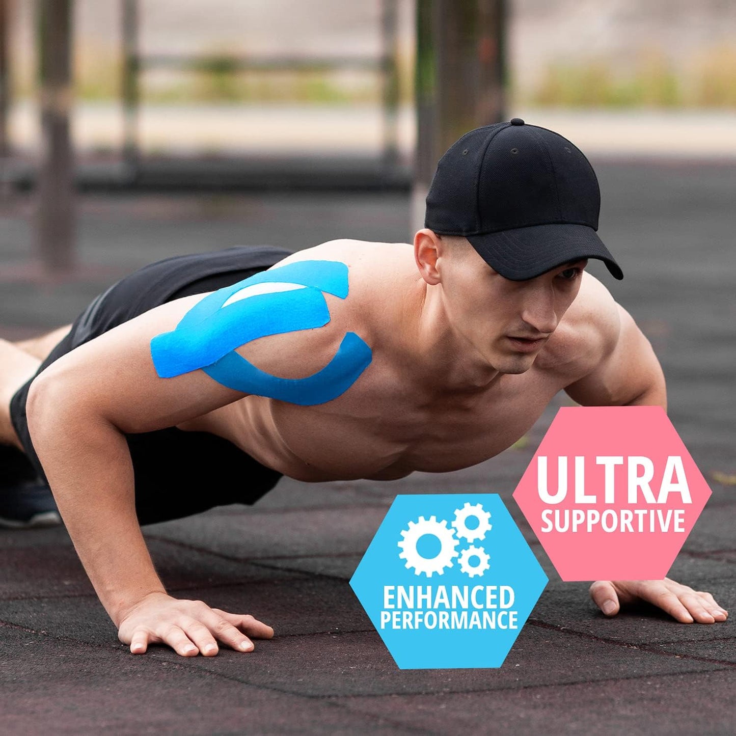 MedPride Kinesiology Tape - Mixed Colors - 2" x 5m - 4 Rolls/Box, Case of 30 (120 Count)