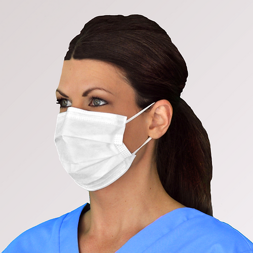 Sensitive Skin Earloop Masks by Pro Gear - Case of 500