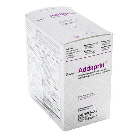 Addaprin™ Pain Relief Addaprin™ 200 mg Strength Ibuprofen Tablet 250 per Box
ADDAPRIN IBUPROFIN, TAB 200MG (2/PK 250PK/BX)