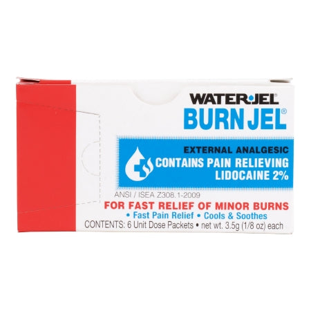 Water Jel® Burn Jel® Burn Relief Water Jel® Burn Jel® Topical Gel 3.5 Gram Individual Packet
GEL, BURN WATERJEL JEL 3.5GM UNIT DOSE (6/BX 100B WTRJEL