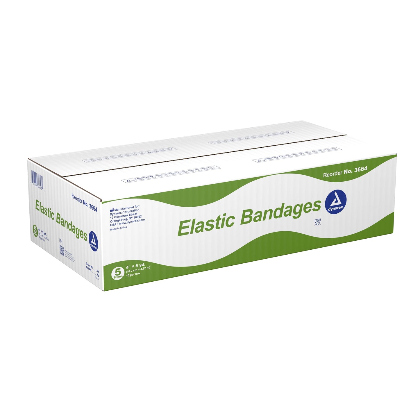 Dynarex Elastic Bandages, 10ea/bx, 5bxs/cs (50 Count)