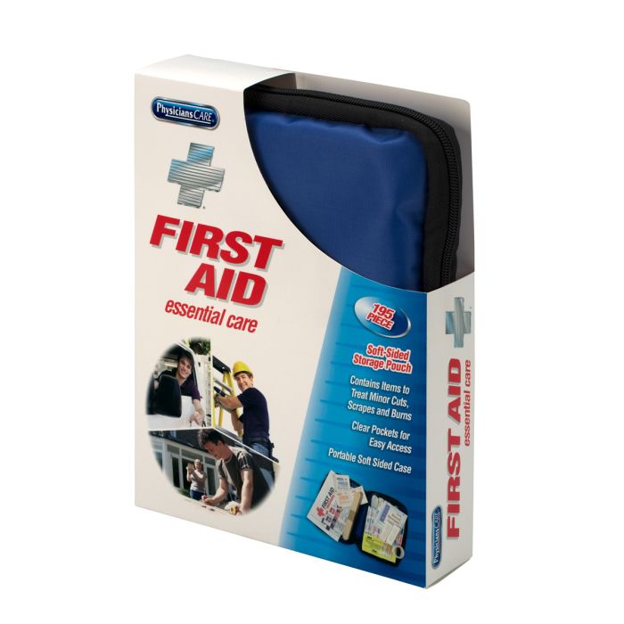 First Aid Only First Aid Essential Care Soft Sided First Aid Kit, 195 Pieces