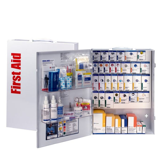 First Aid Only 150 Person XL Metal SmartCompliance First Aid Cabinet Without Medications