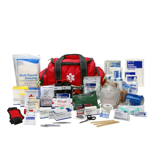 First Aid Only First Responder Bag, Standard Plus Bleed Control, Airway Mgmnt. And BBP