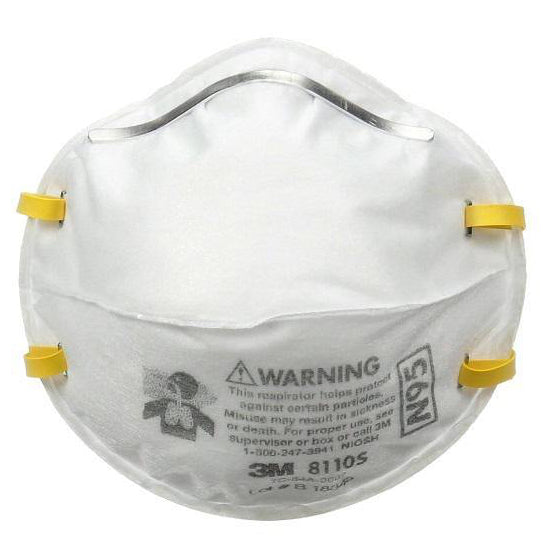 3M 160pcs 8110S Particulate Respirator N95 Face Mask, Small Size