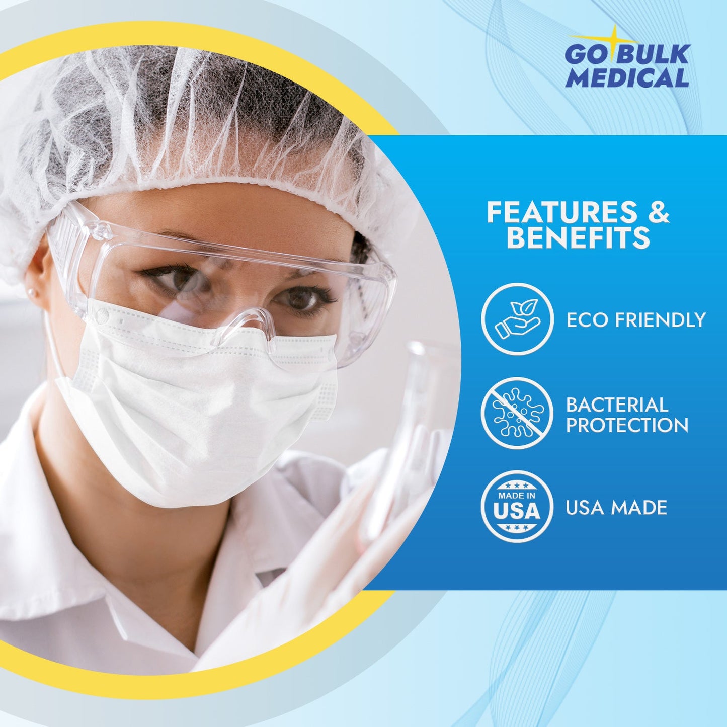 Sensitive Skin Earloop Masks by Pro Gear - Case of 500