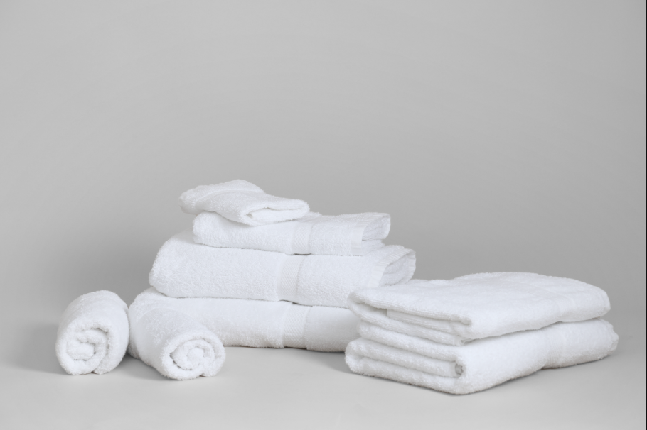 KSE Excellence Collection Hotel Towels – 100% Cotton – Dobby Border (12 Pack)