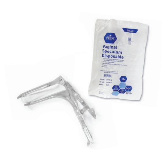 MedPride Vaginal Speculum Disposable - 10/pack, Case of 10 (100 Count)