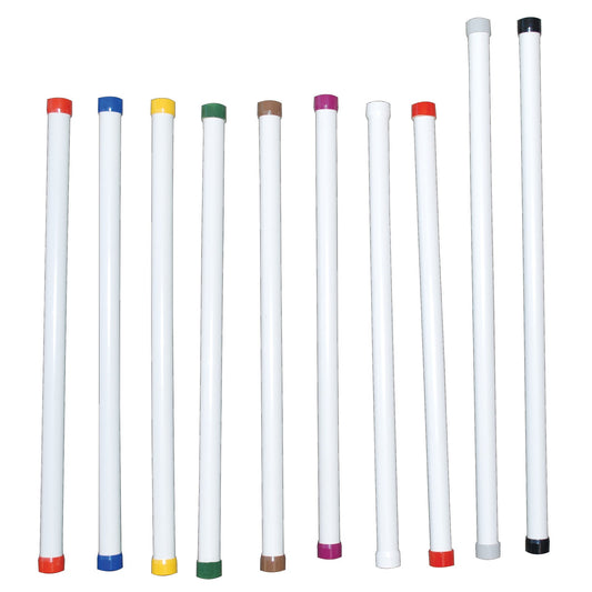 MJM International TRWB-Y-36 Therapy Rehab Weighted Bars, YELLOW 4 LBS 36" length