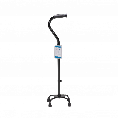 Dynarex Quad Cane - Small Base, Adult, 4boxes/case (4 Count)