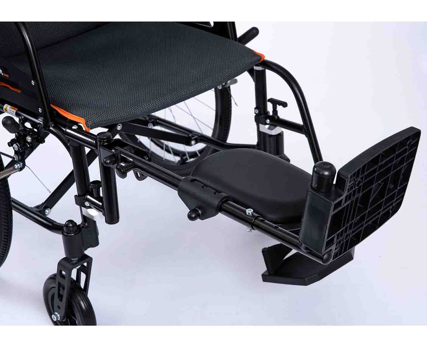 Feather Elevating Legrest Pair Set for Feather Chair (Matte Black)